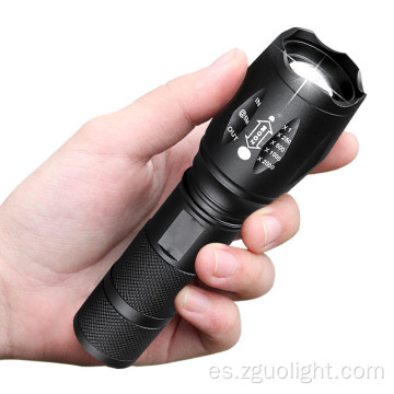 Mano LED Luz de antorcha Linterna XML T6 al aire libre